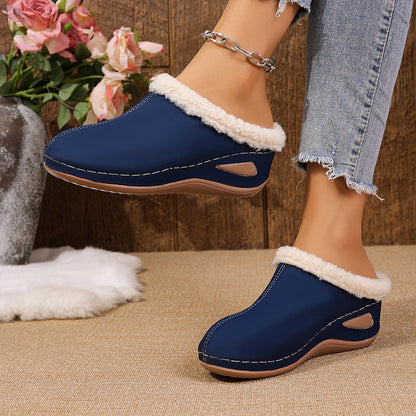 Bequeme Slipper für Damen mit Wollfutter