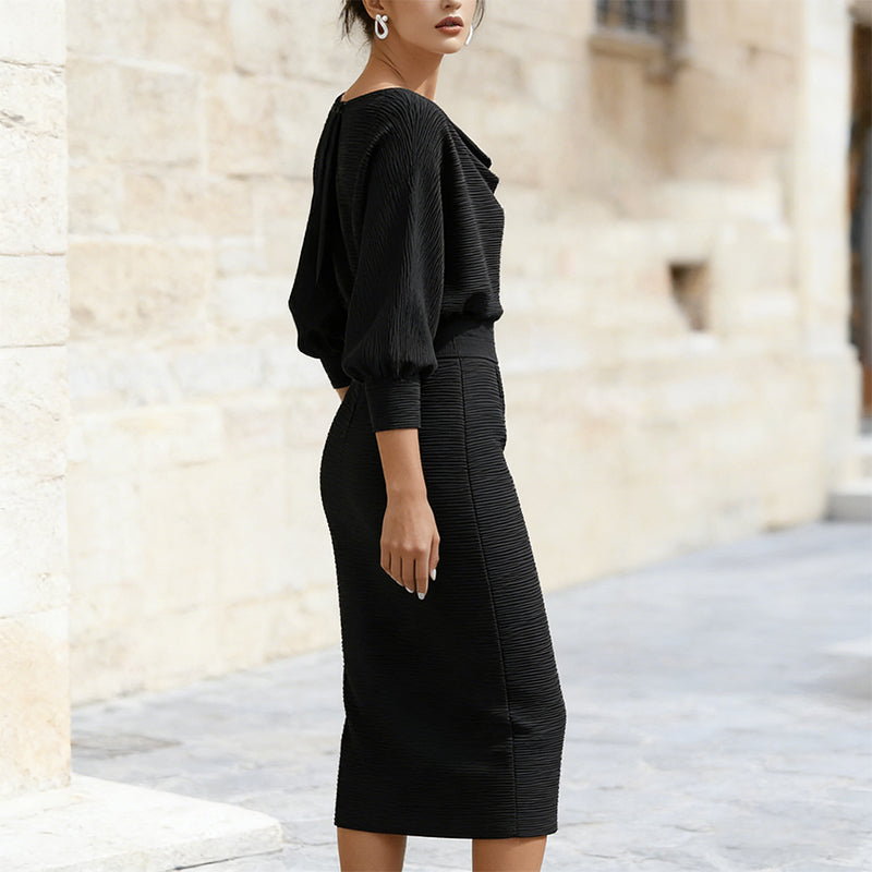 🌟💃 Elegantes, tailliertes und figurschmeichelndes Damenkleid