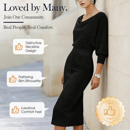 🌟💃 Elegantes, tailliertes und figurschmeichelndes Damenkleid