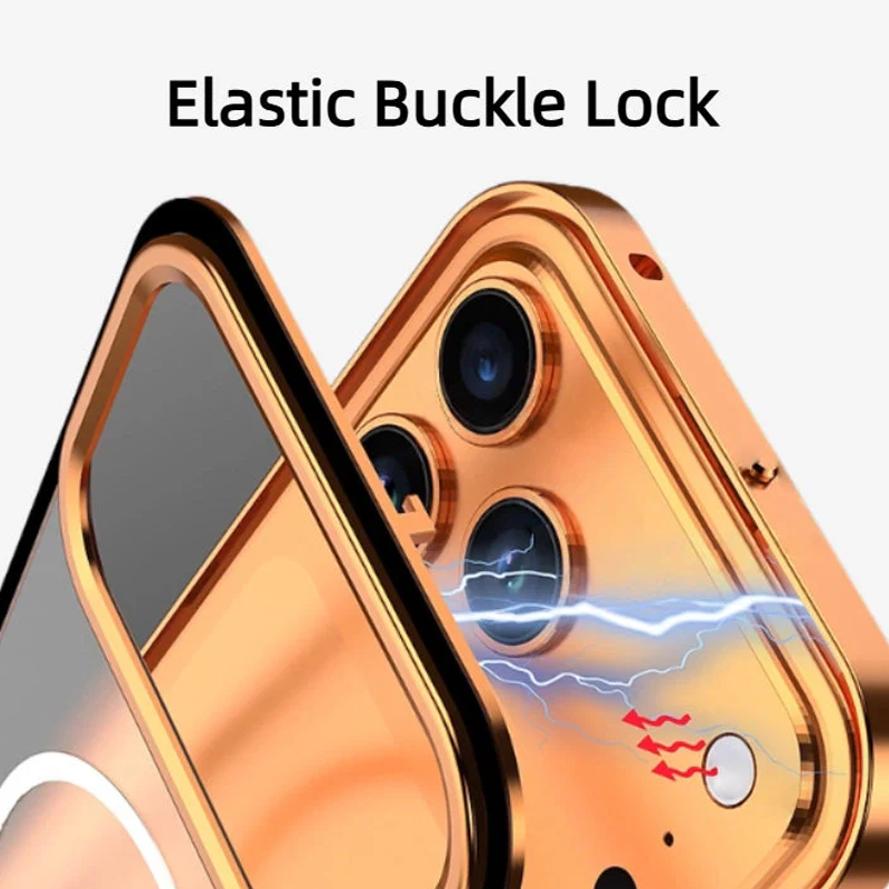 Magnetic Cooling Case with Alloy Slide-Lock Frame