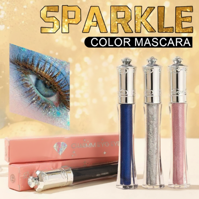💎1 kaufen, 1 gratis dazu🌟Wasserfeste, funkelnde, farbige Mascara