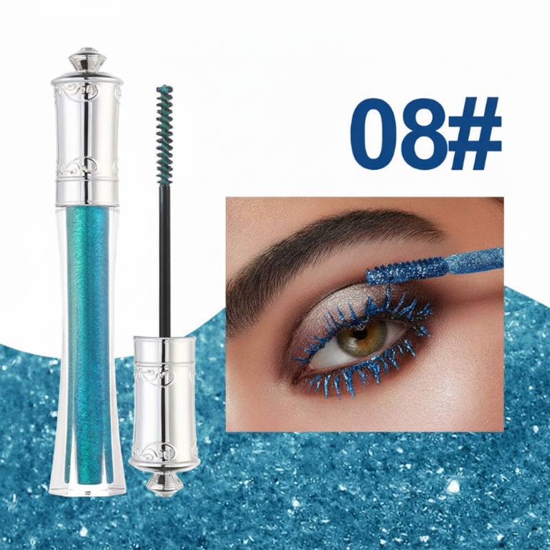 💎1 kaufen, 1 gratis dazu🌟Wasserfeste, funkelnde, farbige Mascara