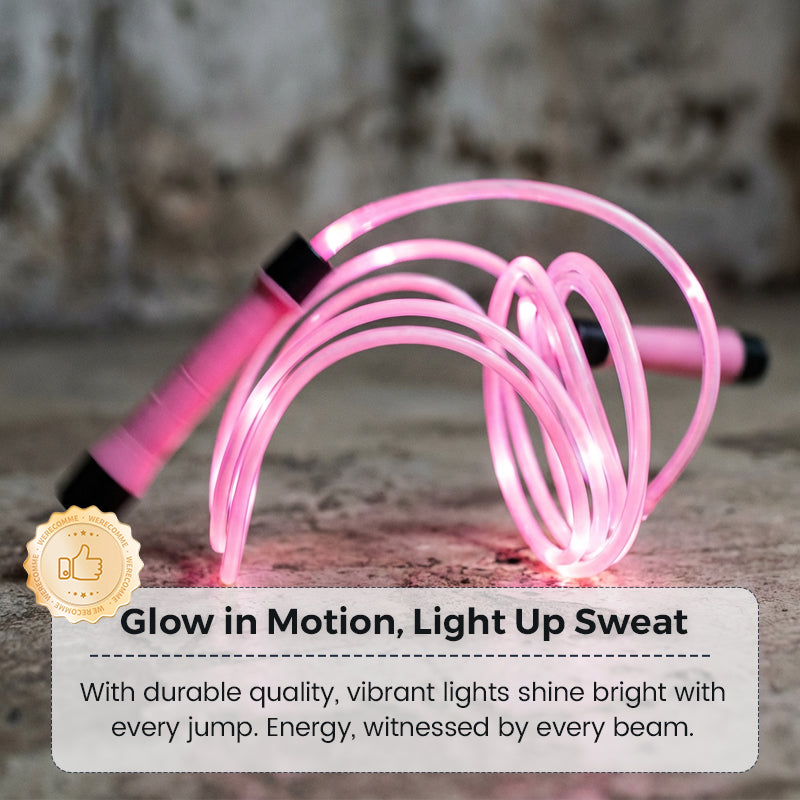 🌟✨ LED-Leuchtseil zum Springen – Mit 3 einstellbaren Modi & stoßfestem Design für langanhaltenden Spielspaß! 💡🏃‍♀️ Perfekt für Outdoor-Aktivitäten, nachhaltig mit wiederaufladbarem Akku. 🌿