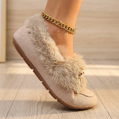 Warme Slipper für Damen für den Winter