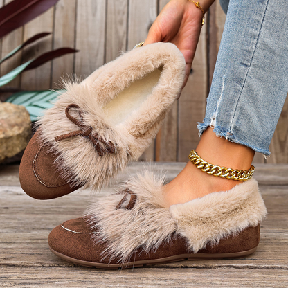 Warme Slipper für Damen für den Winter