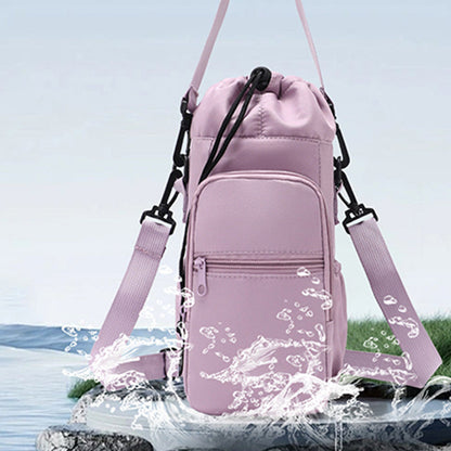 🌊Exklusiv 50% Rabatt!🎒 Wasserflaschentasche mit Handyfach – Perfekt für Outdoor-Aktivitäten und den Alltag🌲 | Isoliert, viel Stauraum & doppelte Tragegurte✨