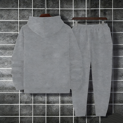 2-teiliges Set aus Sweatshirt und Hose mit Grafikprint für Herren
