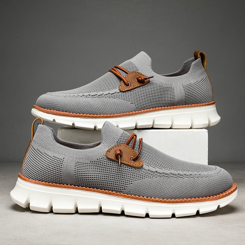 Atmungsaktive Mesh-Slip-On-Freizeitloafer für Herren