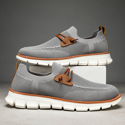 Atmungsaktive Mesh-Slip-On-Freizeitloafer für Herren
