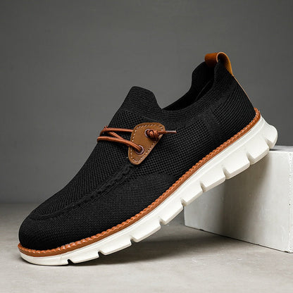 Atmungsaktive Mesh-Slip-On-Freizeitloafer für Herren