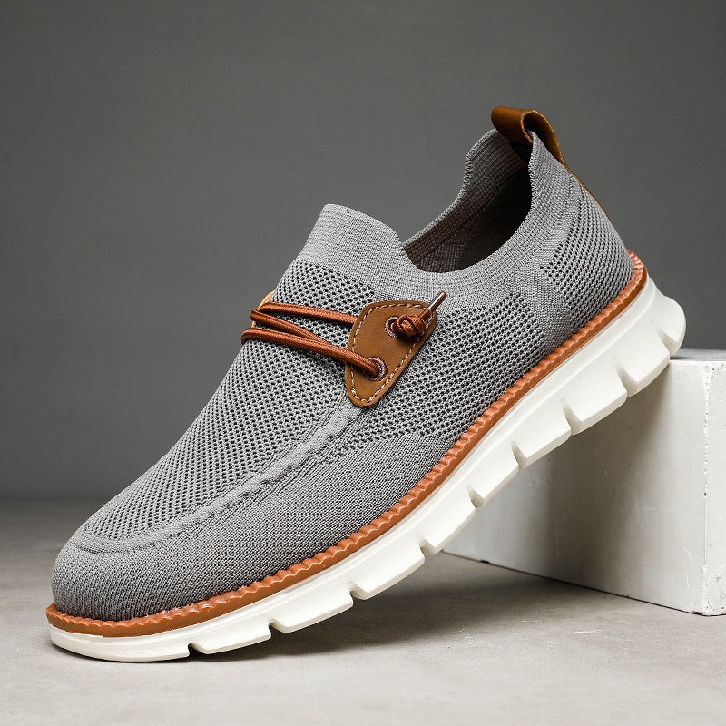 Atmungsaktive Mesh-Slip-On-Freizeitloafer für Herren