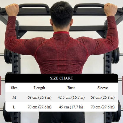 Schnelltrocknendes Stretch-Fitness-Oberteil für Herren