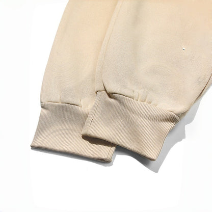 2-teiliges Set aus warmer Kapuzenjacke mit Reißverschluss und Hose für Herren