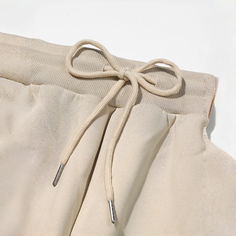 2-teiliges Set aus warmer Kapuzenjacke mit Reißverschluss und Hose für Herren