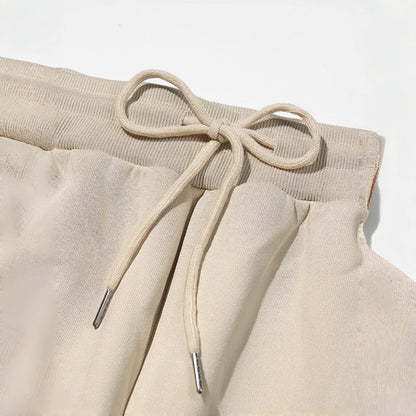 2-teiliges Set aus warmer Kapuzenjacke mit Reißverschluss und Hose für Herren