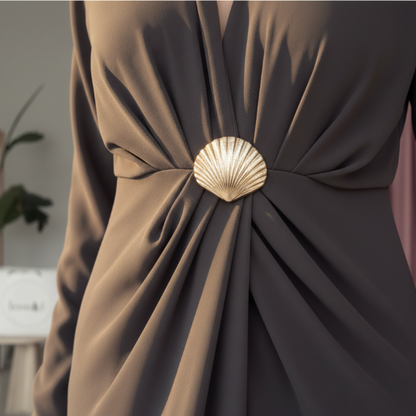 Elegantes Maxikleid mit V-Ausschnitt und Rüschen