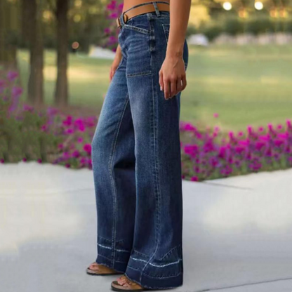 📢📢Retro-Jeans für Damen mit Taschen