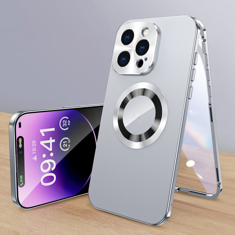 Magnetisches Vollmetallgehäuse mit Displayschutzfolie für die 17er-Serie