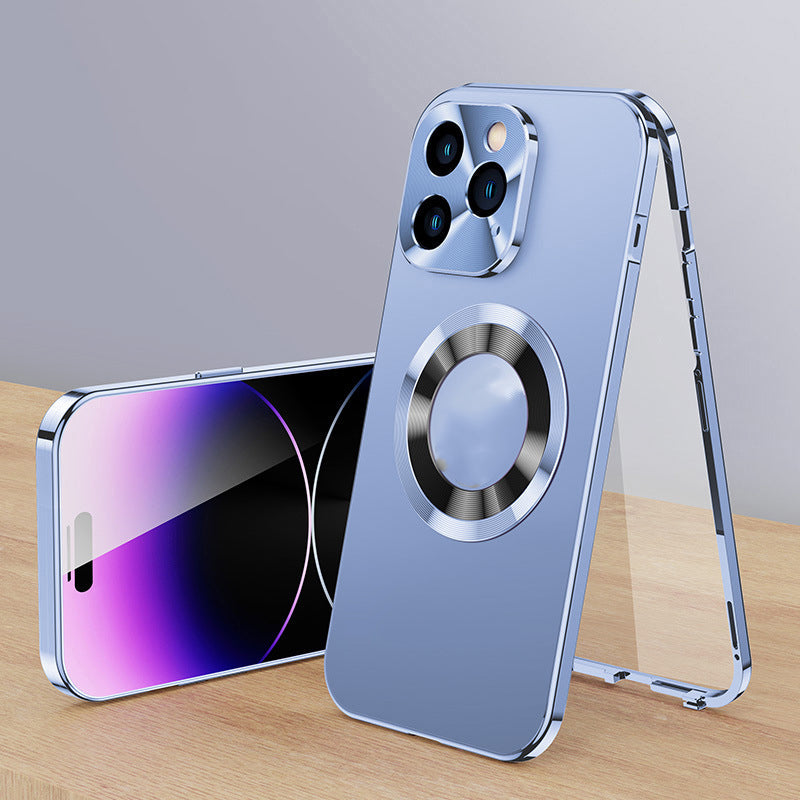 Magnetisches Vollmetallgehäuse mit Displayschutzfolie für die 17er-Serie