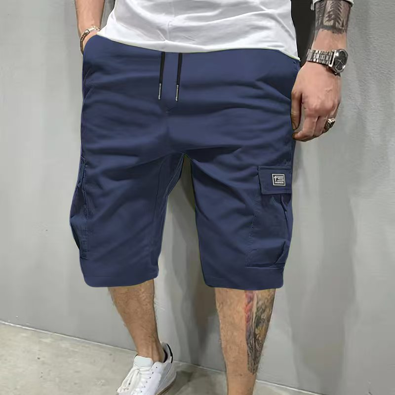 💥💖Lässige Cargo-Shorts für Herren mit Kordelzug in der Taille