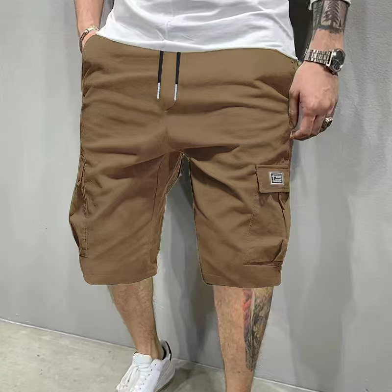 💥💖Lässige Cargo-Shorts für Herren mit Kordelzug in der Taille