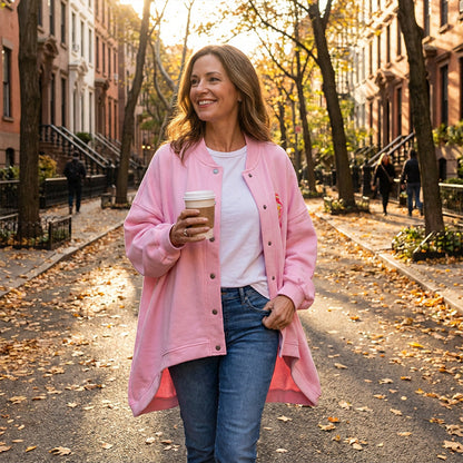 Oversize-Loungewear-Set mit asymmetrischem Saum