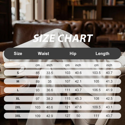 Lässige Herrenhose mit Bundfalten und weitem Bein