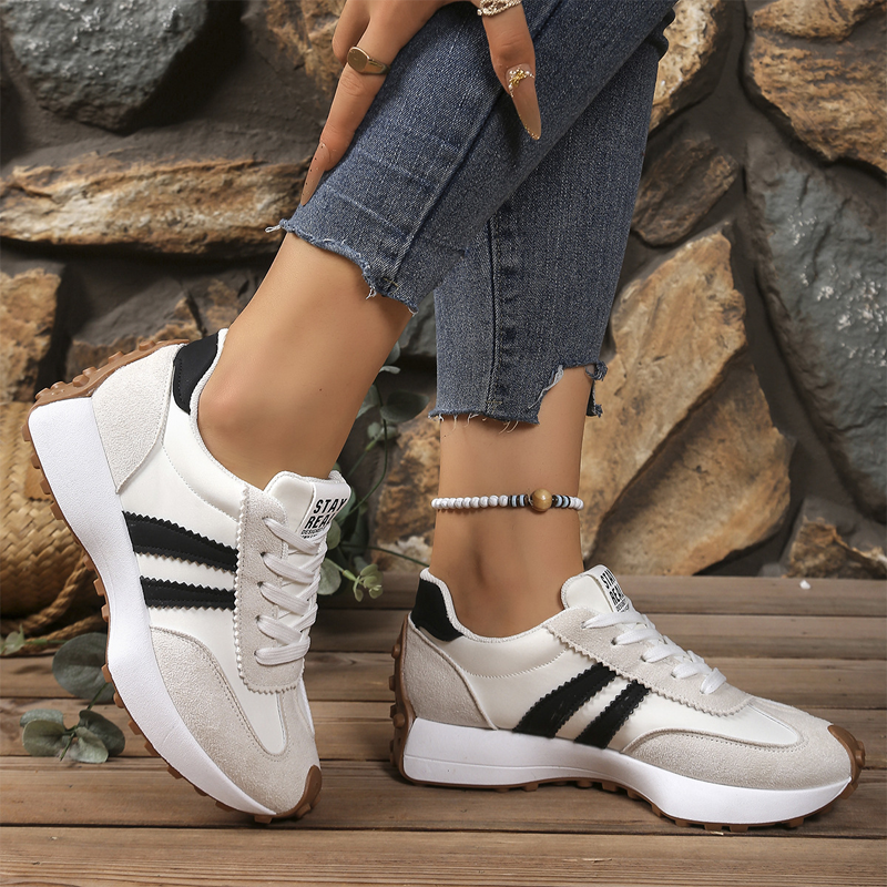 Damen-Freizeitschuhe, rutschfest, klobige Sneakers