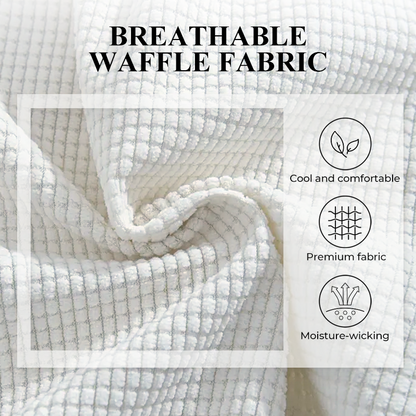 Lässige Herren-Shorts aus Waffelstrick mit Kordelzug