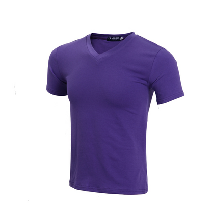 👕 Unisex V-Neck T-Shirt – Premium Baumwolle, Sportliche Passform & Atmungsaktiv – Für Alltag & Sport, 11 Farben