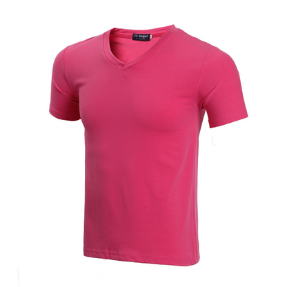 👕 Unisex V-Neck T-Shirt – Premium Baumwolle, Sportliche Passform & Atmungsaktiv – Für Alltag & Sport, 11 Farben