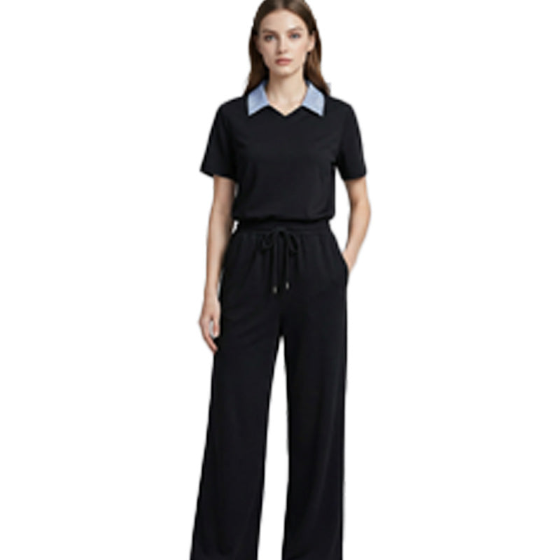 Kurzärmeliges Oberteil und Hose für Damen