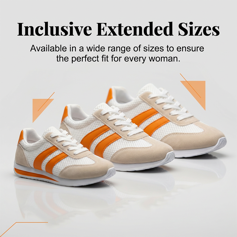 Lässige Schnürschuhe aus Mesh für Damen