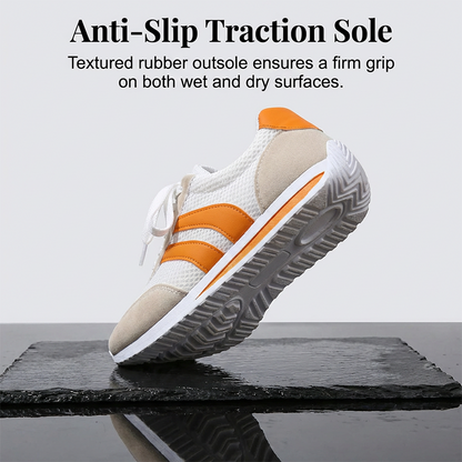 Lässige Schnürschuhe aus Mesh für Damen