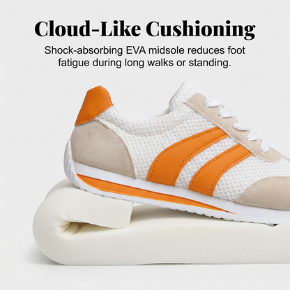 Lässige Schnürschuhe aus Mesh für Damen