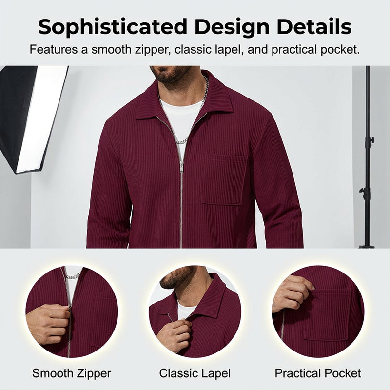 🔥Heiße Sonderangebote – Lässiges Set aus Langarmjacke und Hose