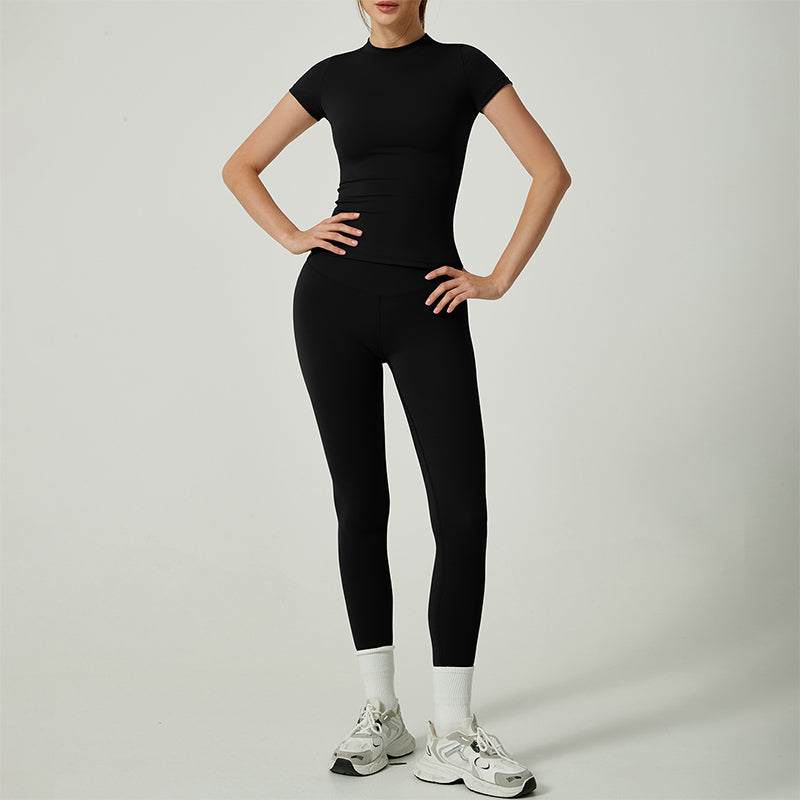 Zweiteiliges Sportoutfit aus Baumwolle für Damen
