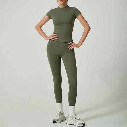 Zweiteiliges Sportoutfit aus Baumwolle für Damen