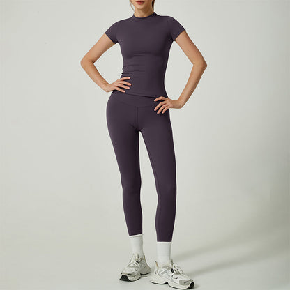 Zweiteiliges Sportoutfit aus Baumwolle für Damen