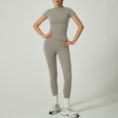 Zweiteiliges Sportoutfit aus Baumwolle für Damen