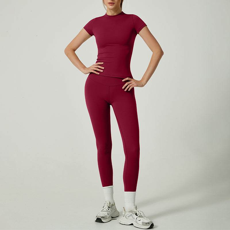 Zweiteiliges Sportoutfit aus Baumwolle für Damen