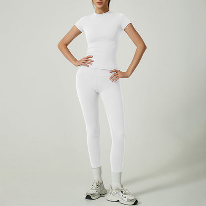 Zweiteiliges Sportoutfit aus Baumwolle für Damen