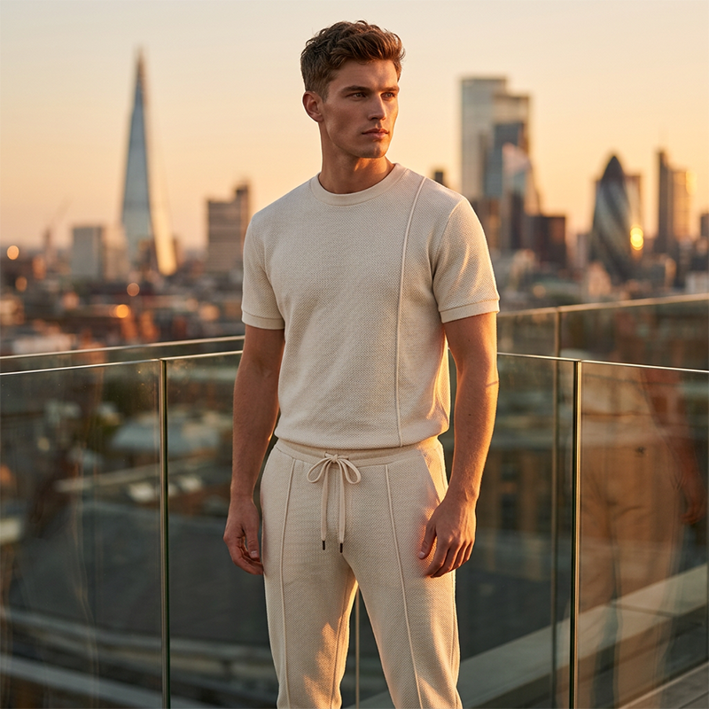 🔥Spring Sale🔥Modern Casual Two-Piece Lounge Set for Men