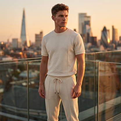 🔥Spring Sale🔥Modern Casual Two-Piece Lounge Set for Men