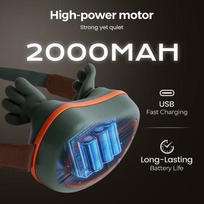 4D-Massagegerät für Nacken und Schultern zum Tragen mit Wärmefunktion