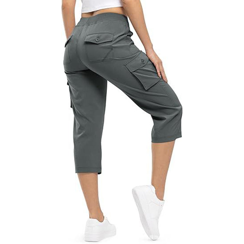Leichte Cargo-Caprihosen für Damen