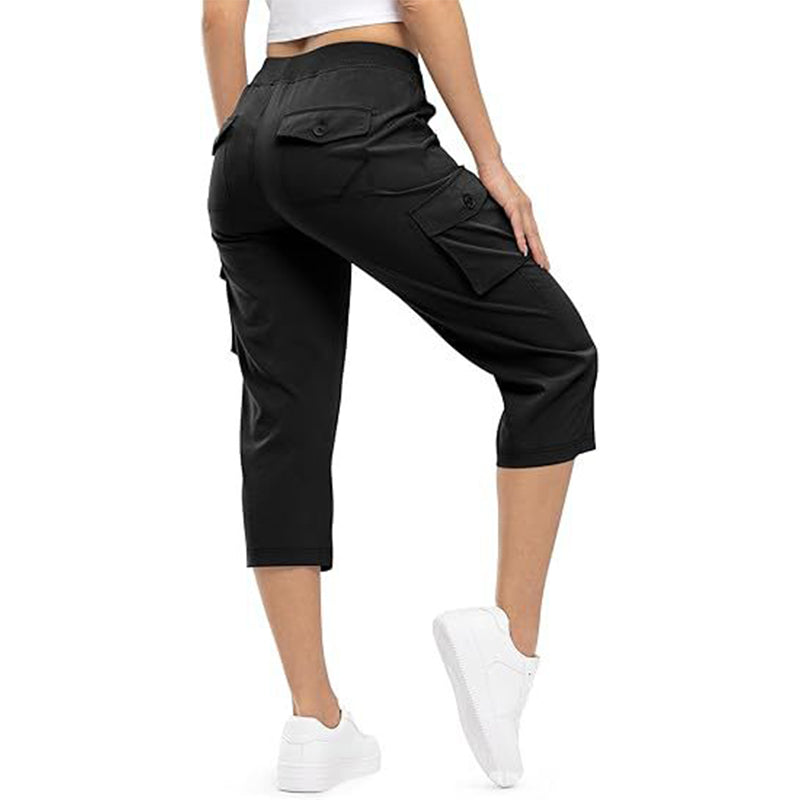 Leichte Cargo-Caprihosen für Damen