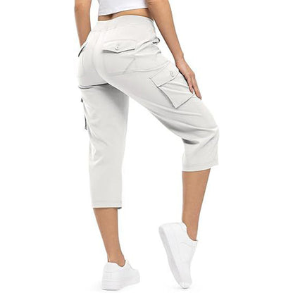 Leichte Cargo-Caprihosen für Damen