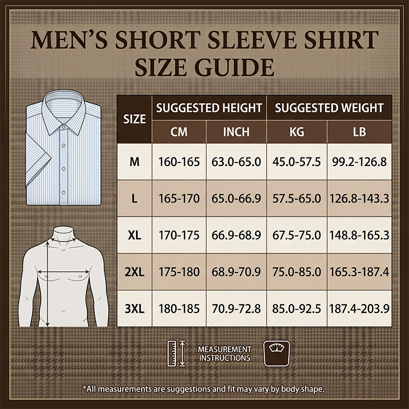 Men's Stretch Plaid Short-Sleeve Shirt