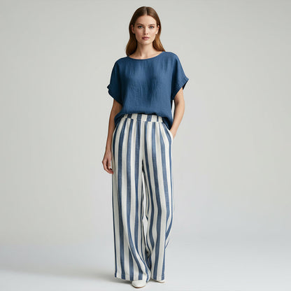 Zweiteiliges Lounge-Set für Damen im schicken Bohemian-Stil